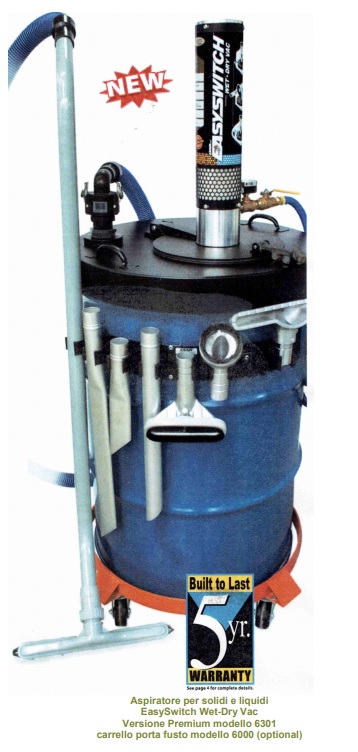 ASPIRATORE PER LIQUIDI E SOLIDI