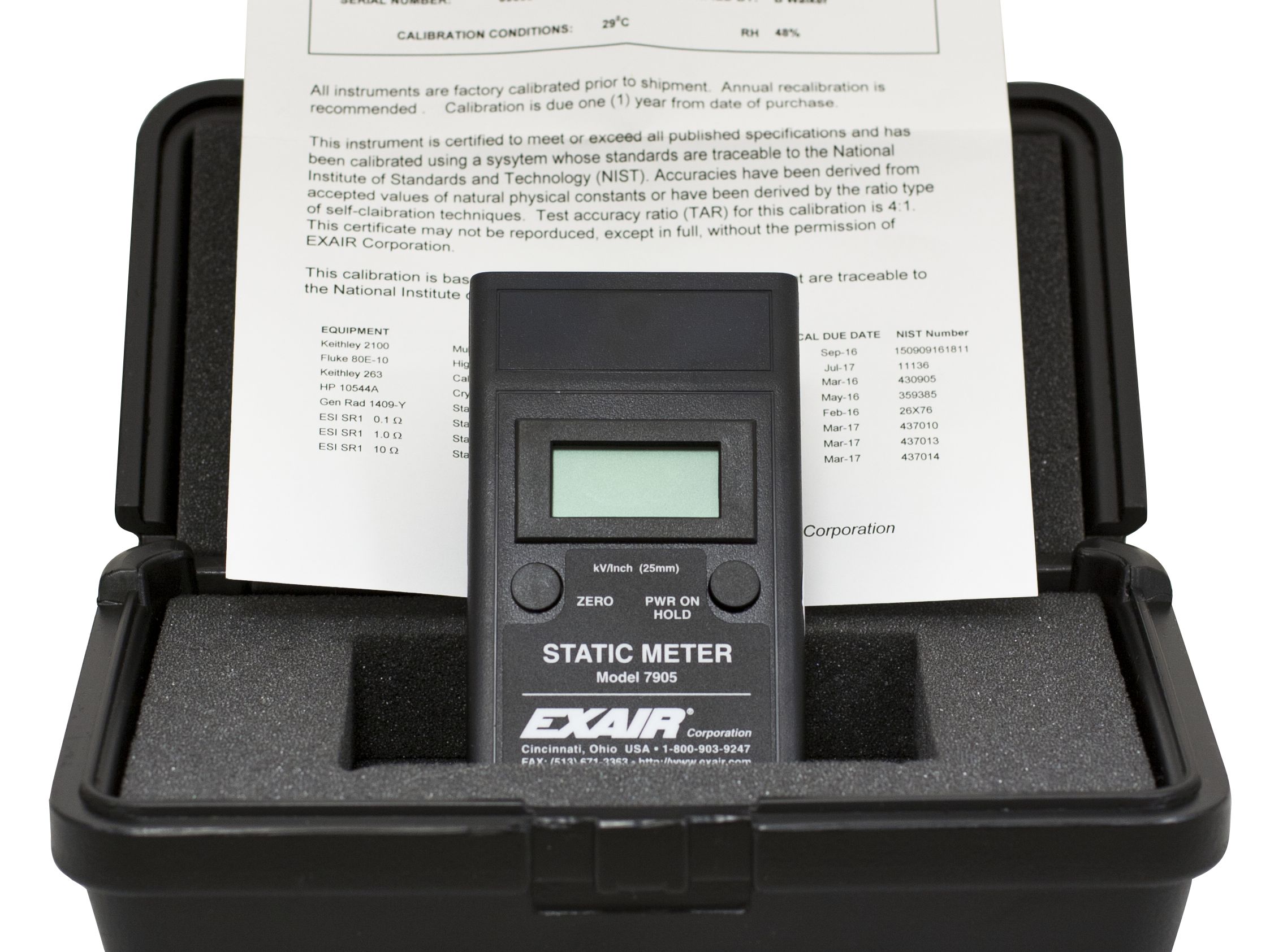 MISURATORE DI CARICHE ELETTROSTATICHE STATIC METER